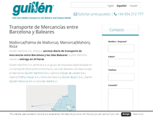 Tablet Screenshot of guillenmaritimosa.com